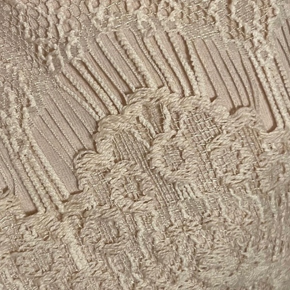 S Free People Cream Crochet Lace Midi Slip Lined Dress.  Intimately Free People - Picture 8 of 14